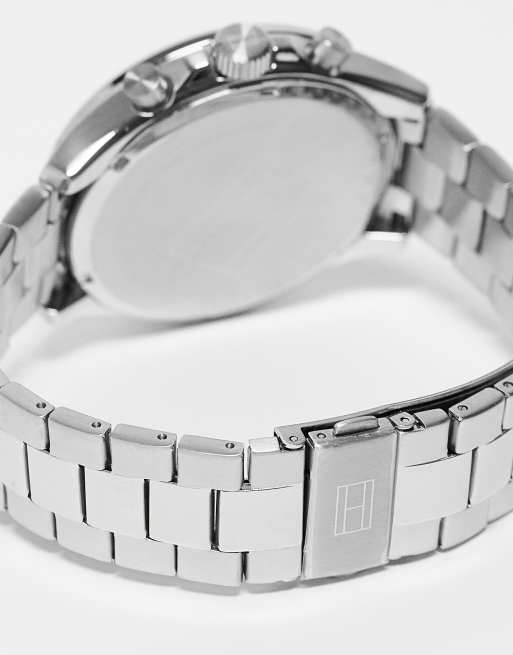 Tommy hilfiger silver watch on sale mens