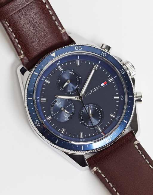 Tommy hilfiger watch store brown