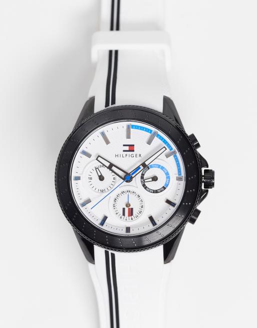 Men's white cheap silicone watches