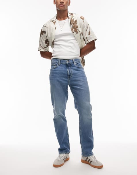 Tommy Hilfiger – Mercer – Jeans in verblasstem Dunkelblau mit regulärem, geradem Schnitt - view 1