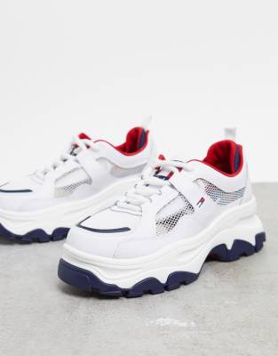 tommy hilfiger flatform trainers