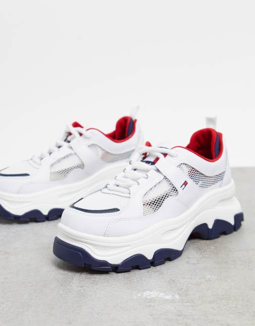 Tommy hilfiger platform clearance trainers