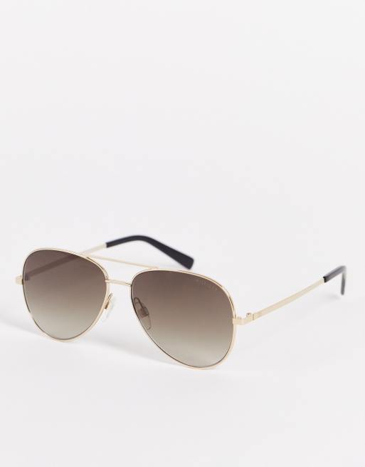 Tommy Hilfiger Metal Frame Aviator Sunglasses In Gold 1571 S Asos