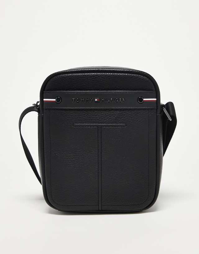 Tommy Hilfiger mini reporter cross-body bag in black