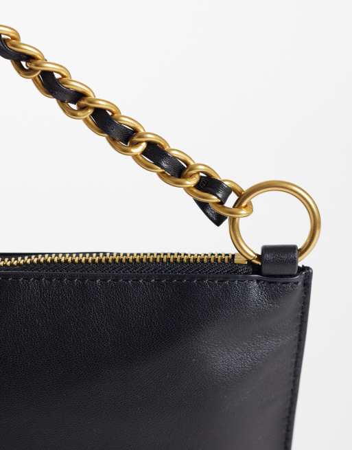 Tommy Hilfiger mini sac en cuir Downtown noir, 3 de 4