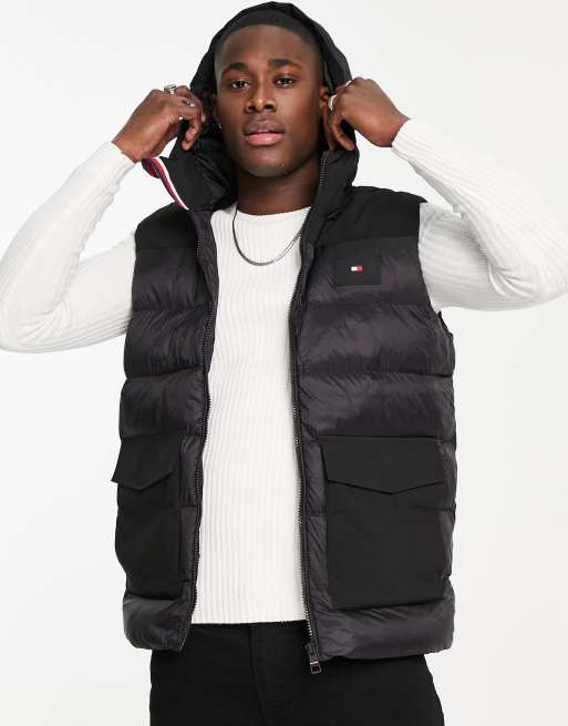 Tommy Hilfiger - Mix Media - Sort dynevest