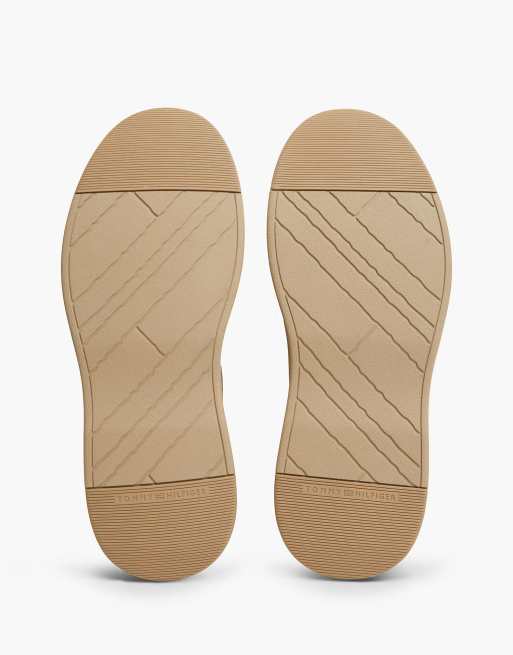 Tommy Hilfiger mocassins à lacets en cuir à bout mocassin beige, 5 de 7