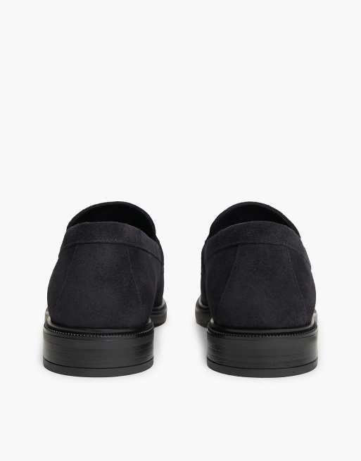 Tommy Hilfiger mocassins à mors à franges en bleu foncé, 4 de 7