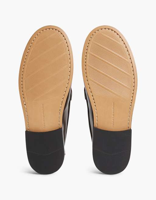 Tommy Hilfiger mocassins penny en cuir marron fondant, 5 de 7