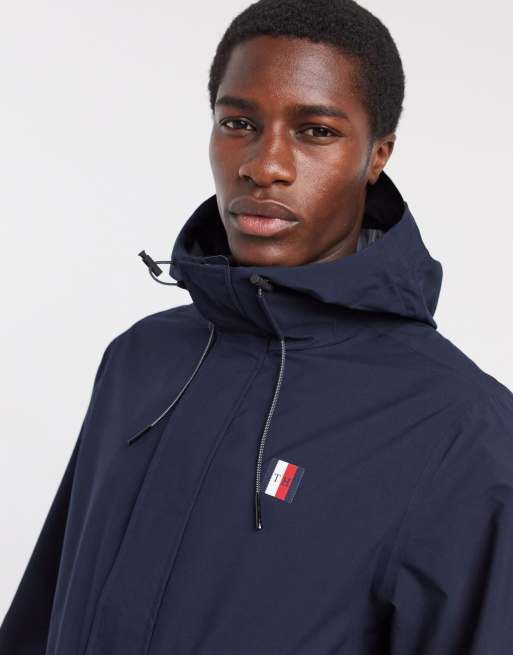 Modern hooded deals coat tommy hilfiger