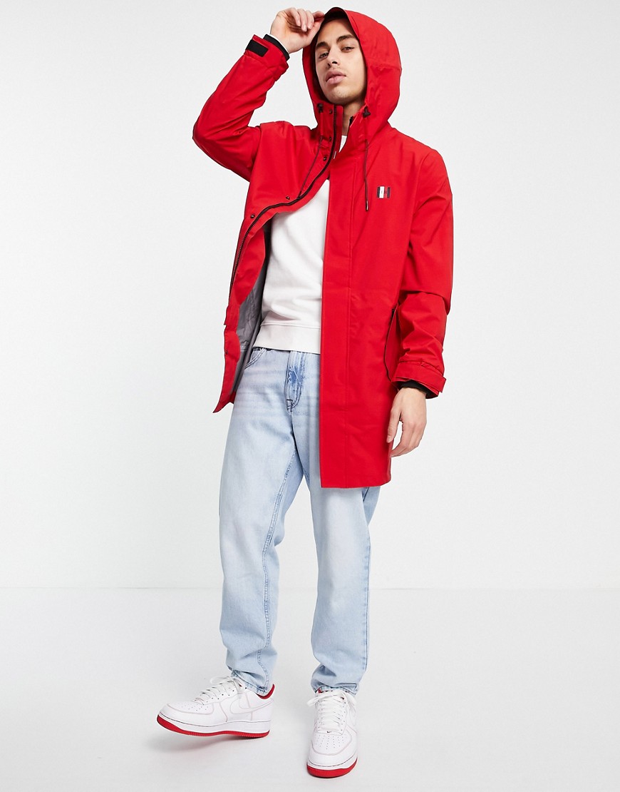 Tommy Hilfiger modern essentials parka jacket-Red