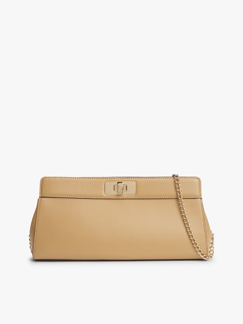 Tommy Hilfiger - Modern - Pochette à fermoir avec monogramme TH - Kaki - view 1