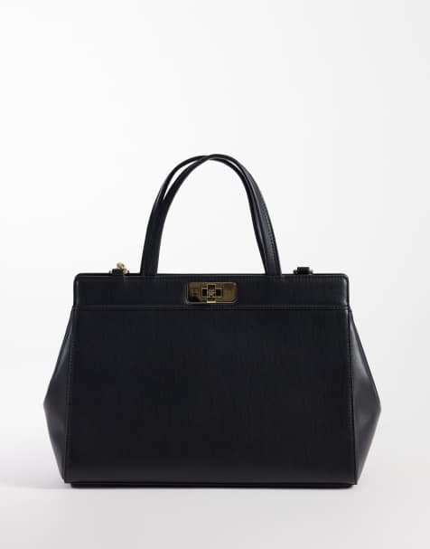 Tommy Hilfiger modern satchel in black - view 1