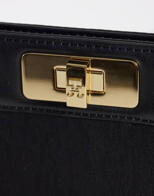 Tommy Hilfiger modern satchel in black, 2 of 4