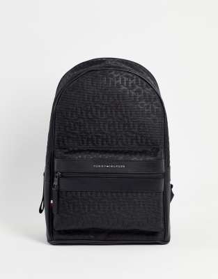 Backpacks Tommy Hilfiger - Icon Tommy Monogram backpack in black -  AW0A09956DW5