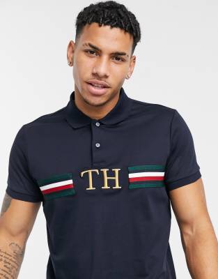 tommy hilfiger pique polo shirt