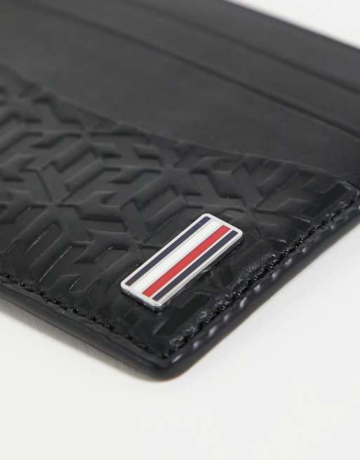 forfængelighed kassette Krigsfanger Tommy Hilfiger monogram embossed cardholder | ASOS