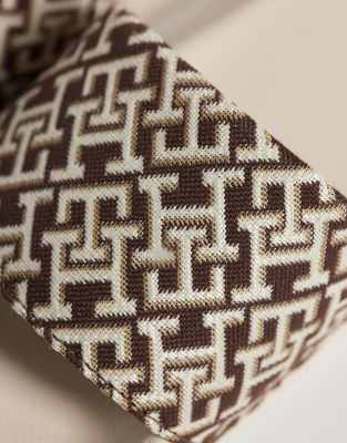 Tommy Hilfiger Monogram Pool Slides In Multi