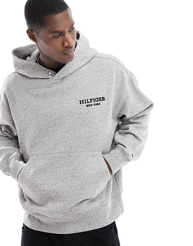 Tommy Hilfiger - monotype hoodie in grey