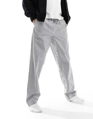 Tommy Hilfiger Logo Band Woven Sleep Pant In Blue