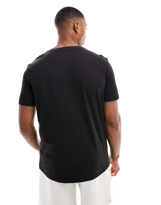 Tommy Hilfiger – Monotype – Lounge-T-Shirt in Marineblau mit Streifendetail, 4 von 4