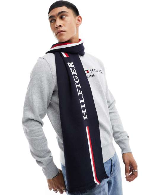 Tommy Hilfiger – Monotype – Schal in Blau