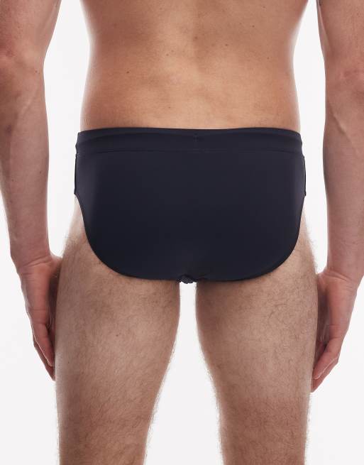 Tommy Hilfiger – Mörka, marinblå badbyxor , 5 av 5