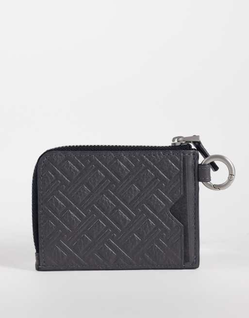 Tommy Hilfiger - Mørkegrå kortholder med lynlås og præget flagdetalje, 3 af 3