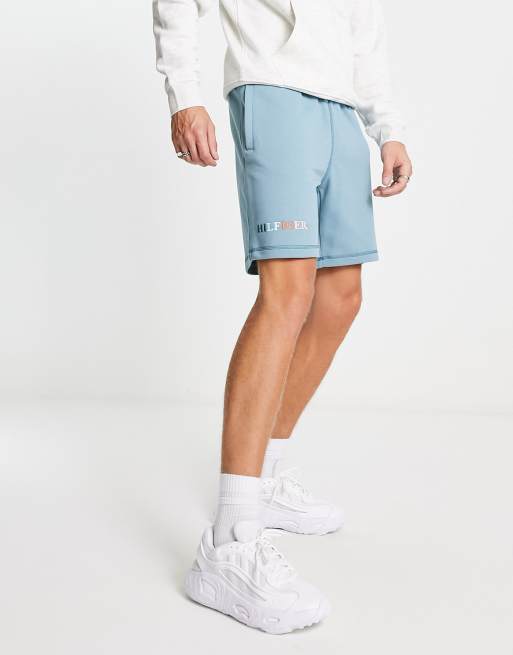 Tommy hilfiger shorts on sale with logo all over