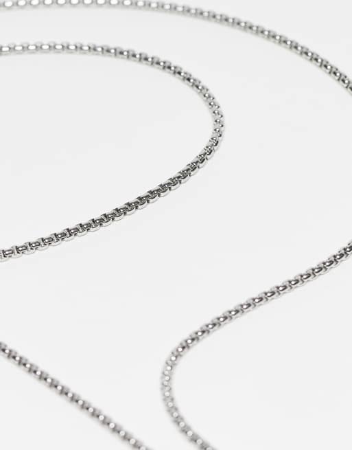 Tommy Hilfiger Women's TH Monogram Link Chain Necklace, Silver : Buy Online  at Best Price in KSA - Souq is now : Fashion