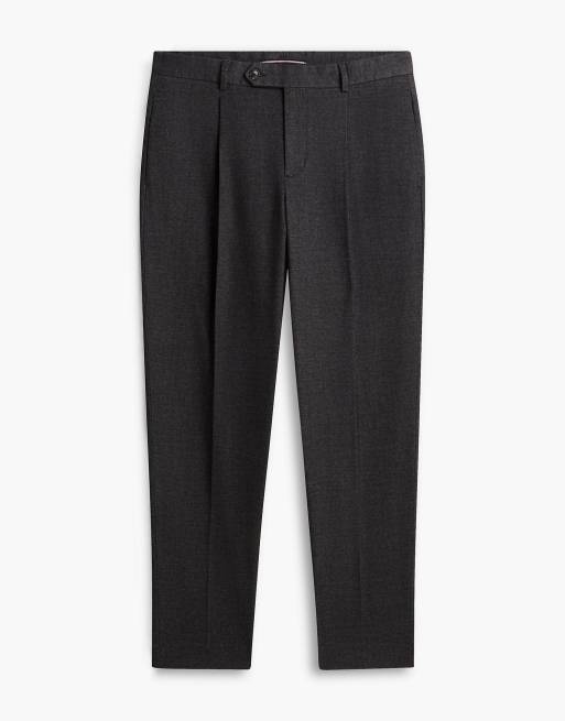Tommy Hilfiger New York Label gebürstete Tapered-Hose in Schwarz, 5 von 6