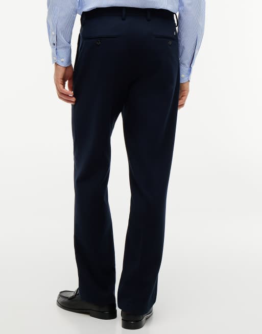 Tommy Hilfiger New york label performance jersey trousers in navy blue, 5 of 7