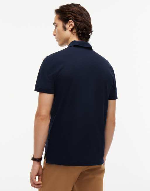 Tommy Hilfiger New york label performance Regular-Fit Polohemd in Marineblau, 5 von 7