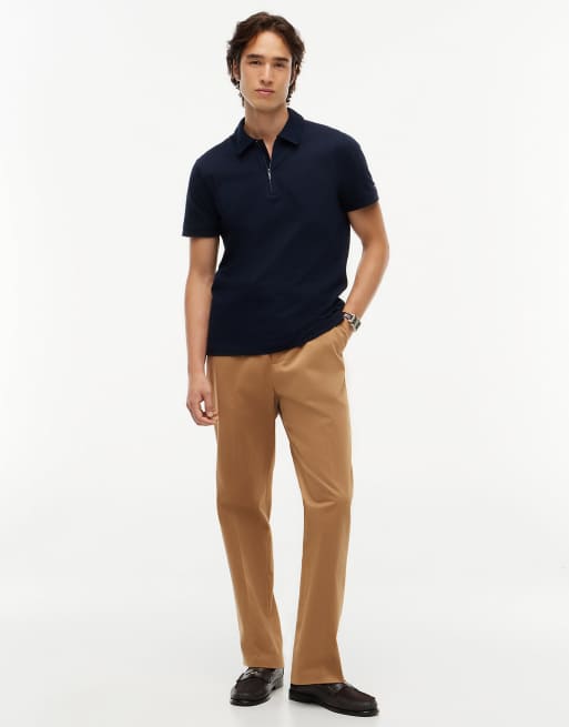 Tommy Hilfiger New york label performance regular polo shirt in navy blue, 2 of 7