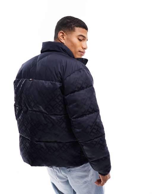 Tommy Hilfiger Men's New York Sketch Monogram Puffer Jacket