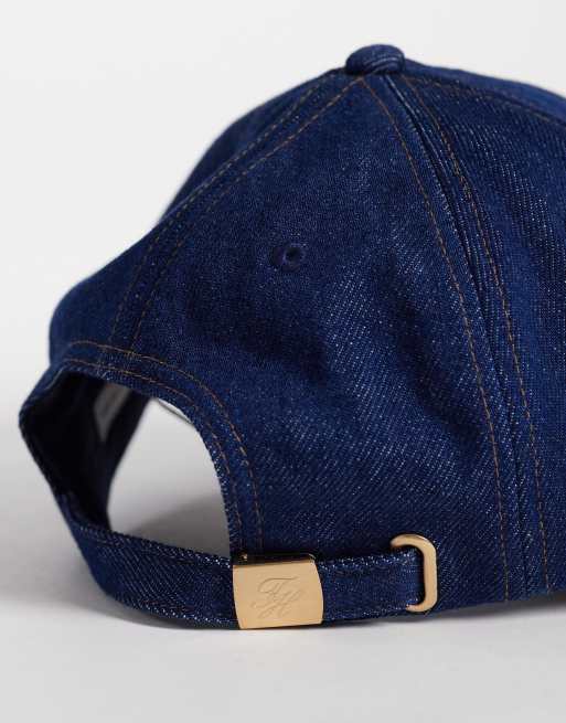 Tommy Hilfiger – Niebieska jeansowa czapka z daszkiem i logo, 2 z 3