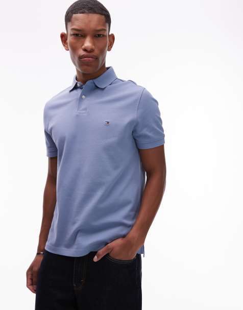 Tommy Hilfiger – Niebieska koszulka polo o regularnym kroju - view 1