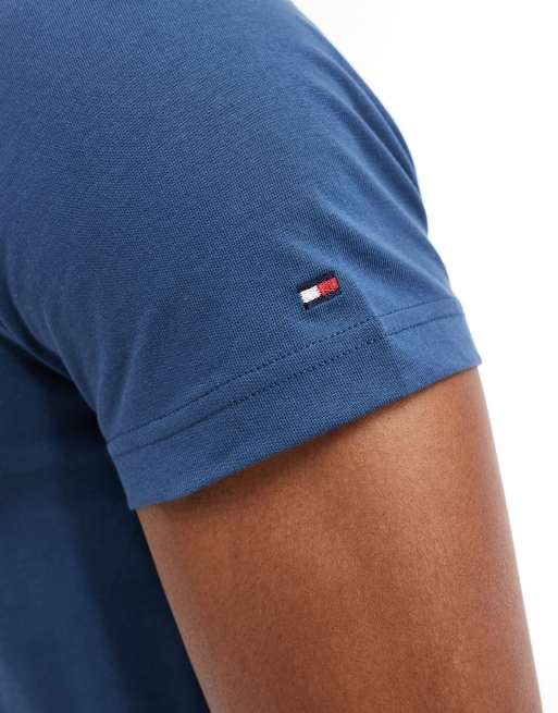 Tommy Hilfiger – Niebieski T-shirt z logo, 2 z 4