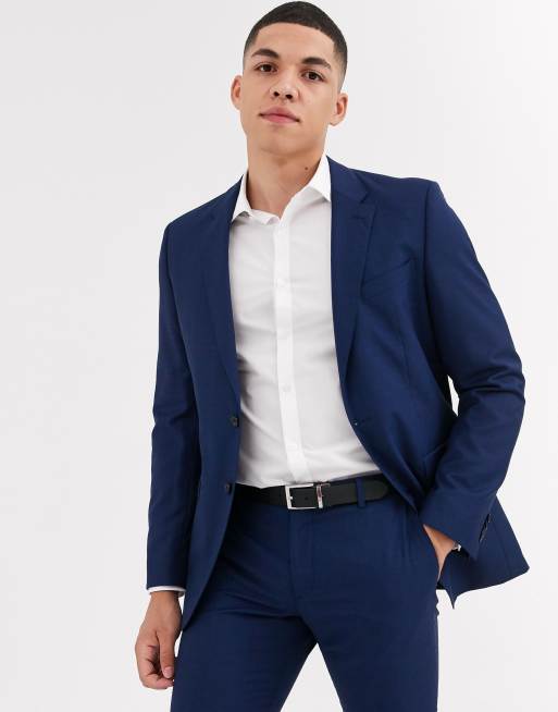 Tommy Hilfiger will extra slim suit navy |