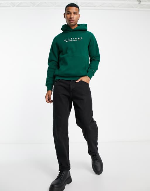 Tommy hilfiger sudadera discount verde