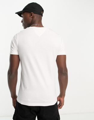 NY - T-shirt bianca con logo-Bianco - Tommy Hilfiger T-shirt donna  - immagine1