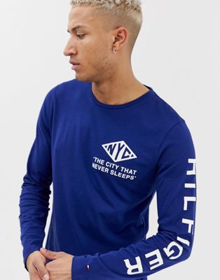 Tommy Hilfiger NYC long sleeve crew neck t-shirt | ASOS