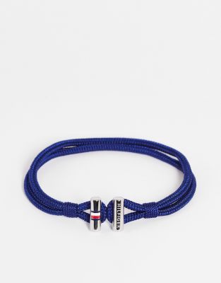 Tommy Hilfiger nylon bracelet in navy - ASOS Price Checker