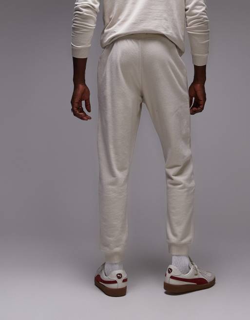 Tommy Hilfiger - Offwhite joggingbukser med logo, 5 af 5