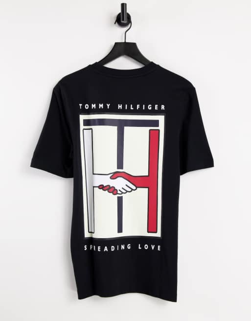 Tommy printed hot sale shirts