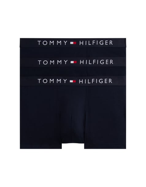 Tommy Hilfiger original 3 pack boxer briefs in navy - view 1