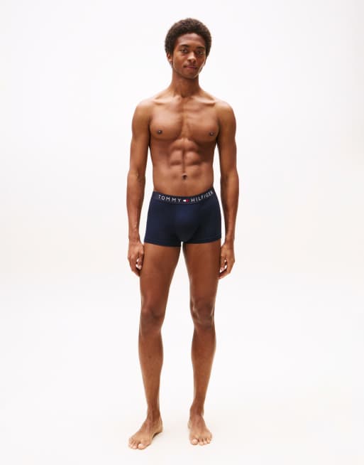 Tommy Hilfiger original 3 pack boxer briefs in navy, 3 of 3