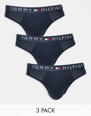  Tommy Hilfiger original 3 pack briefs in navy