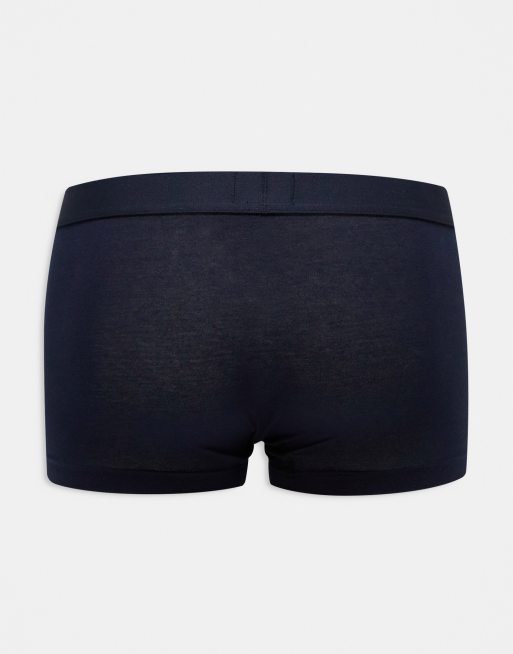 Tommy Hilfiger original 3 pack trunks in navy, 2 of 4