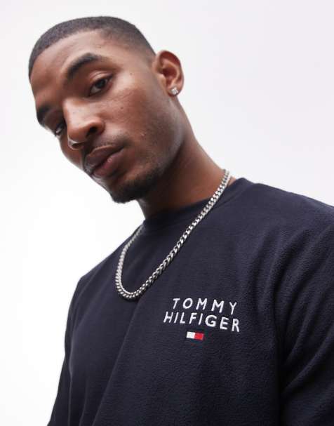 Tommy Hilfiger Original lounge sweat/jogger giftset in navy - view 1